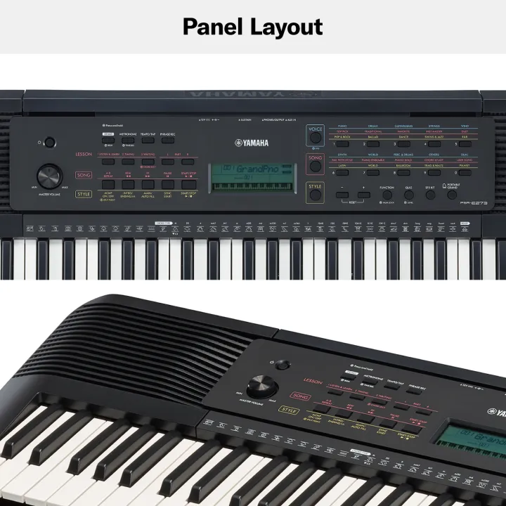 Yamaha%20Music%20Portable%20Keyboard%20Beginner%20Level%2061%20Keys%20PSR%20E273%20-%20Image%206