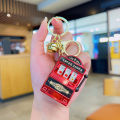 New Keychain Lucky Jackpot Vintage Fruit Slot Machine Antistress Toy Key Chain Fun Creative Car Key Chain Jewelry Gift for Kids Cherry Super Store. 