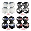 4pcs 56mm Toyota TRD VXR Car Wheel Center Hub Cap Sticker Auto Tire Emblem Badge Decal. 