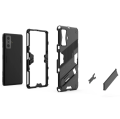 For Xiaomi redmi k50 gaming k50g Punk Phone Case For Xiaomi redmi k50 gaming k50g Case Cover Hard Shockproof TPU Back Cover Metallic Stylish Shockproof Phone Safety Case with Holder. 