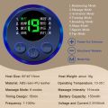 EMS Electronic Pulse Massager for Muscle Stiffness Soreness and Stress Mini butterfly Massage Pad Rechargeable with Box.. 