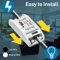 WiFi Smart Light Switch Tuya/Smart Life APP Wireless WiFi Smart Breaker LED Light Remote Control With Alexa Google Smart Home. 
