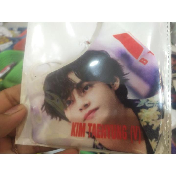 BTS Army Masks Taehyung, Jungkook, J-Hope, Jimin, Nam Jon, Suga face Masks with photo and name