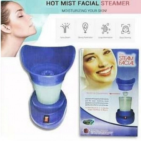 Facial Steamer and Nose Inhaler | 2 in 1 Steam Machine for Face, Cold and Blocked Nose | Baby Steamer for Skin Care and Sinus Relief