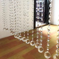 1-Meter Long 14MM Crystal Octagonal connected with 30MM Crystal Ball for Hanging, Room Decor, Curtains. 