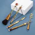 5PCS Anime Naruto Makeup Brushes Set Eye Shadow Foundation Blush Blending Beauty Make Up Kabuki Brush Tools Maquiagem. 