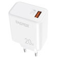 FASTER FC-11QC Fast Wall Charger 20W Qualcomm QC 3.0A with Type-C Cable. 