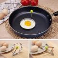 Fried Egg Mold, Pack of 4 Stainless Steel Egg Ring Egg Shaper Pancake Mold Heart/Round/Star/Flower Shapes. 
