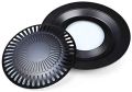 12 "Round Portable Korean BBQ Barbecue Grill Non Stick Gas Stove Pan Plate Grill surface, non-stick grill plate. 