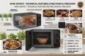 Haier 20L Solo Microwave Oven HMW-20MXP3 - 700W Power, 5 Power Levels, Defrost Function, Mechanical Control, Compact Size - Official Warranty. 