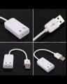 Usb Audio Sound Card Adapter Virtual 7.1 Channel Usb 2.0 Mic Speaker Audio Microphone 3.5Mm Jack Converter For Pc Usb 3D Microphone Headset Adapter. 