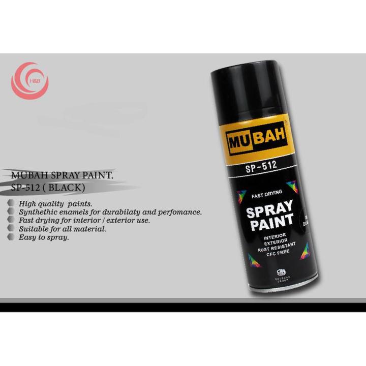 FAST DRYING COLOR SPRAY (MUBAH BLACK ) 300G