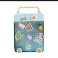 450ml Plastic Water Cup with Straw Suitcase Shape Kids Water Bottle Leakproof Drinkware Adults Kids Gifts for Home Office School. 