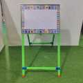 Openness – 2 in 1 Small Double Sided Kids Writing Board / Easel – White & Black Dry-Erase Board For Kids Learning – Chalk, Duster & Board Marker Free – (16x30 Inches). 