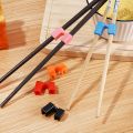 1Pc Colorful PE Food Chopstick Training Helper/ Beginner Learner Chinese Chopsticks Use Trainer Holder. 