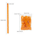 Long Strands Marigold Garland Vibrant 5 Feet Long 1.5m Length Artificial Garland Flower Garland for Wedding Decoration Pooja. 