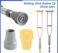 Standard Rubber Tips for Crutches (Baisakhi) and Elbow Stick (Pack of 2). 