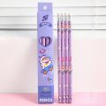 4pc Kids Graphite Pencil Cute Korean Japanese Stationery Sketch Drawing Kawaii Pencils for School Supplies Cheap Pen Wholesale. 