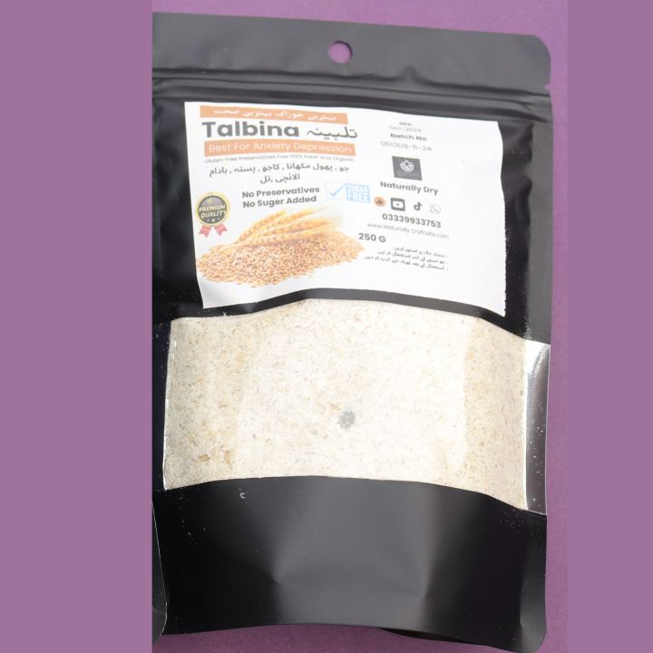Homemade Suger Free Super پلس  Talbina تلبینہ Mix With 10+ Dry fruits 250 Gram