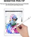 Stylus Pen for Ap ple i pad, Active Stylus Zspeed Rechargeable Fine Tip Stylus Compatible with All Ap ple iPad/ iP hone/iPa d Pro/iPhone X, Android Windows Capacitive Touchscreen Phone & Tablet (White). 