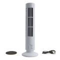 Effective cooling USB Tower Fan 2 Level Adjustable Speed Mini Vertical Bladeless Fan Quiet Summer Cooling. 
