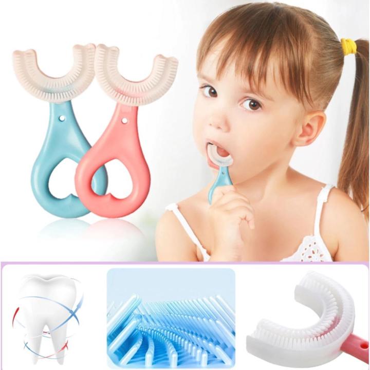 Baby Toothbrush U-Shaped Tooth Brush For Kids Best Quality U Shaped Toothbrush For Toddler Baby Children’s Teeth Cleaning