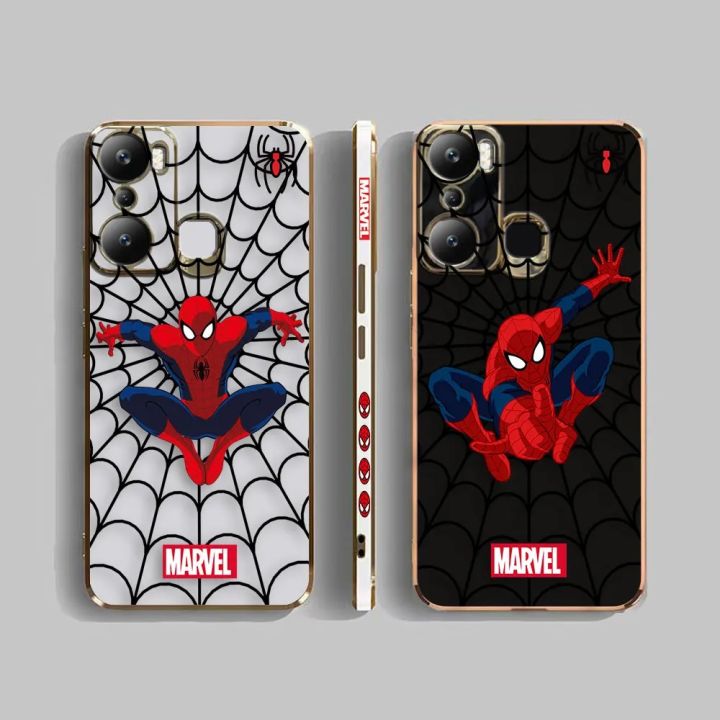 Marvel Spider Spider-Man Cover Smooth E-TPU Phone Case Infinix TECNO POP SPARK 6 7 8 10 20 GO 20C CAMON 17 18 19 20 2 3 4 5 Case