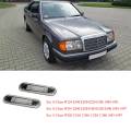Car A1248200256 LED License Number Plate Light Rear Tail Lamp for Mercedes Benz E-Class W124 W202 124800256 A128820056. 