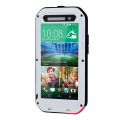 LOVE MEI for HTC One E8 Powerful Waterproof Dustproof Shockproof Anti-slip Metal Protective Case. 