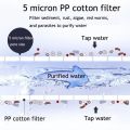 Rust Removal Plastic Water Purifier PP Cotton Water Filter Washing Machine Filter Kitchen. 