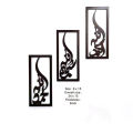 3 Pcs Wooden Wall Art Panels - Modern Home and Office Decor. 