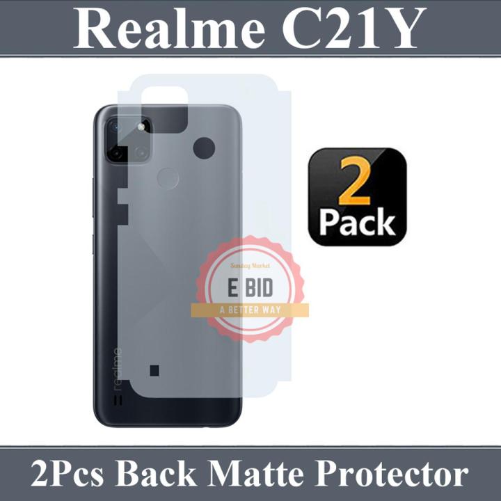 Realme C21Y Back Matte Protection Soft Skin Sheet Soft Film Protection For Realme C21Y - 2Pcs