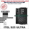 Itel S25 Ultra full Back 360 Protection skin wrap with sides and camera protection premium quality full cover. 