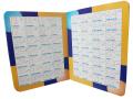Reusable 3 in 1 Magic Wipe and Clean Notebook English Urdu Maths Height 28cm x Width 22cm with Whiteboard Marker. 