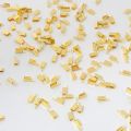200pcs Iron Clip Buckle Cord End Tip Fold Over Clasp Crimp Bead Connector For DIY Necklace Bracelet Jewelry Making Accessories. 