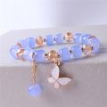 SMGSLIB Mother Candy Gum Butterfly Crystals Women Bracelet Chains for Girls Friends Student Daisy Beads Bracelets Aesthetic Charm Y2k Jewelry. 