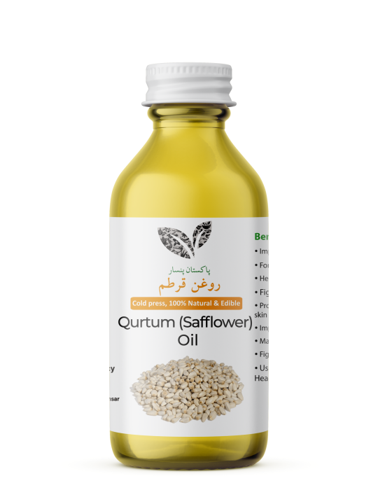 Qurtum Oil (قرطم) – Safflower Oil – Pakistan Pansar – Pure, Organic and Cold Pressed Oil - pakistan pansar