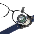 10X Eyeglass Magnifier Clip-on Eye Magnifier Portable Eyepiece Craft Operator Watchmaker Repair Tool Durable Easy Install. 