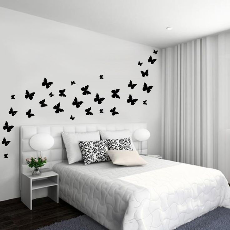 Pack of 30 Wooden 3D Butterflies Brown Black