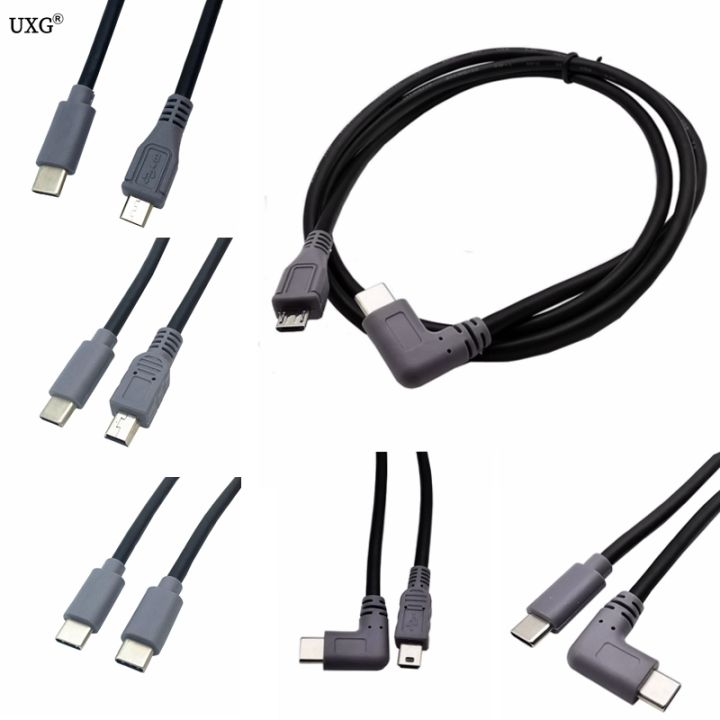 Mini Plug Adapter For Usb Usb Type C 3.1 Male To Mini Usb 5 Pin B Male Plug Converter Otg Adapter ...