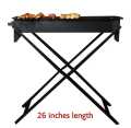 Barbecue BBQ stand with grill charcoll angheeti for Outdoor tikka Party sizes length (23,26,29,32 inches). 
