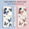 Red Blue Butterfly Phone Case For Xiaomi Mi 14 13 13T 12 11 Ultra 10 12T 11T 10T Pro Lite Poco F4 X4 M4 F3 X3 M3 Pro 5G GT. 