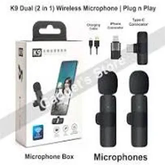Original%20K9%20Wireless%20Microphone%7C%20K9%20Dual%20Wireless%20Microphone%20For%20Plug%20&%20Play-USB%20For%20Live%20Streaming%20Vlogging%20Recording%20and%20Live%20Interviews%20Video%20Recording-Auto%20Sync%20Noise%20Reduction%20Bluetooth%20-%20Image%202