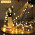PACKIFY 20 LED Cherry Balls Fairy Lights Battery Operated- LED String Lights for Room Decoration - Decoration Light Night Lamp Patio Home Party Bedroom Wedding. 