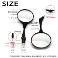 3 Point Adjustable Folding BMW Style Motorcycle Bike Mirrors For YBRG YBR YBZ GS150SE Suzuki GR150 Honda CB150F. 