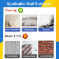 Plastic Wall Pretective Film Transparent Scratch-resistant Anti-dirty Removable Electrostatic Stickers Adsorption No Adhesive. 