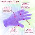 Exfoliating Bath Glove Shower Hand Glove Scrub Bathroom Accessories Dead Skin Remover 100% Nylon - 1 Pc. 
