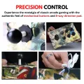 Pro Arcade USB Game Controller Joystick for PC Laptop  4 / 6 Mechanical Buttons  8-Way Direction Control  Compatible with NEOGEO MAME32 KOF Mortal Kombat Tekken 8 Kombat Fighting Games  Ergonomic Grip by Unique Mall. 