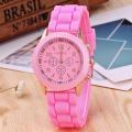 Geneva Silicone Watches Fashion Beautiful Colorful Jelly Student Clock Casual Luxury Woman Watch Zegarek Damski Reloj Mujer часы. 