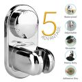 5 Mode Angle Adjustable Shower Head Holder, Super Power Vacuum Suction Cup Handheld Shower Bracket Wall Mount Showerhead Holder for Bathroom. 
